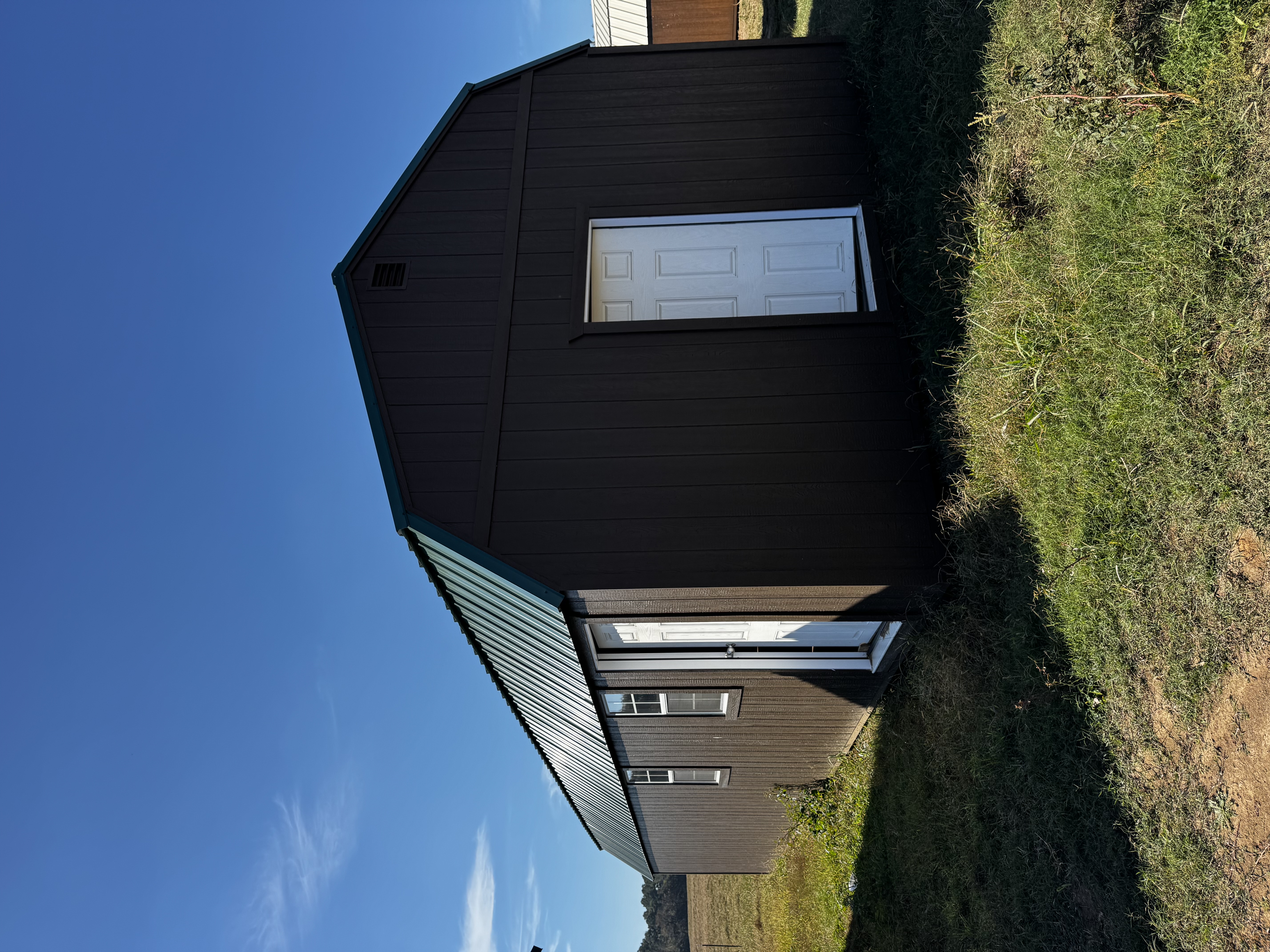 16 x 40 Side Lofted Barn at Danville, AL-TopNotchBuilding-N. Robbins in Danville, AL
