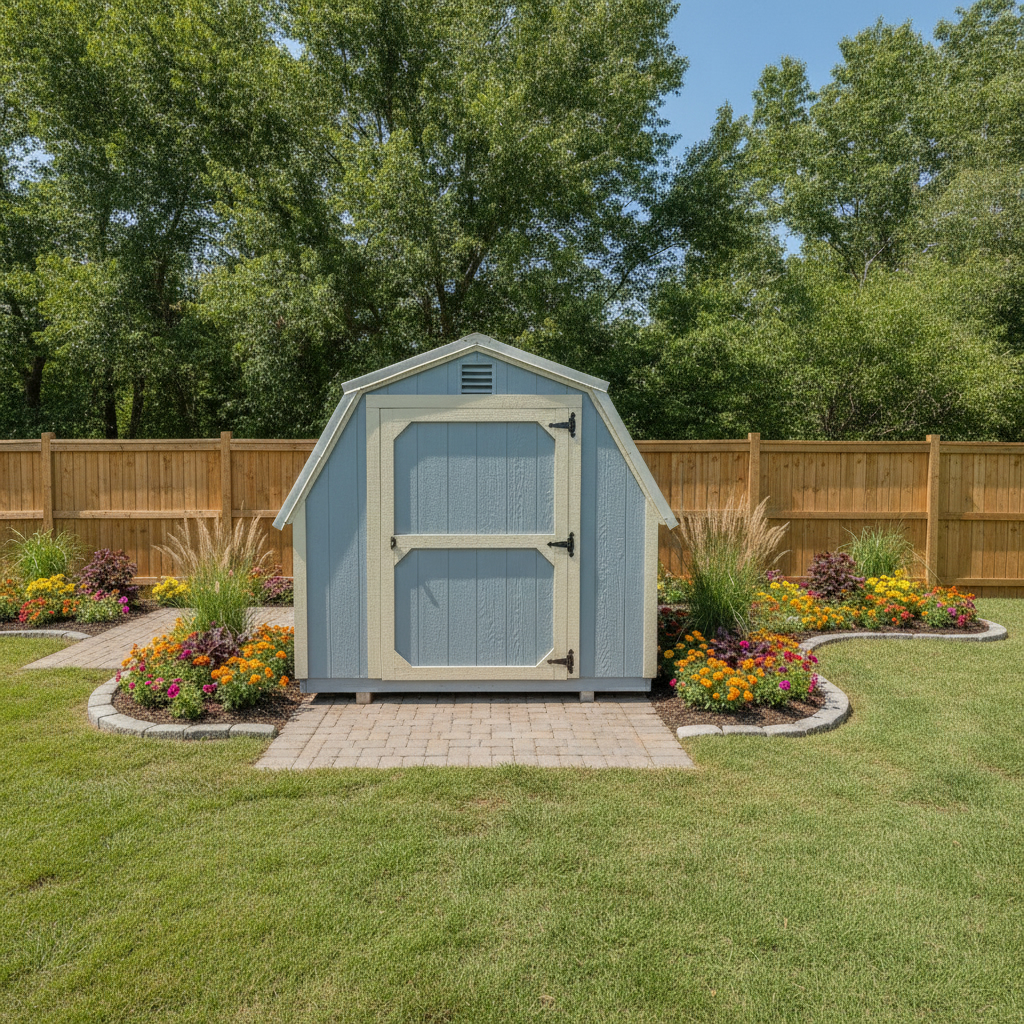 8 x 12 Barn at Nicholas Portable Solutions, LLC in Calera, AL